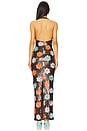 view 3 of 4 Sienna Halter Gown in Floral Sequin