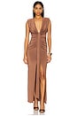 view 1 of 3 Giselle Maxi Dress in Cocoa