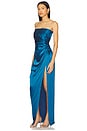 view 2 of 3 Alina Gown in Ocean