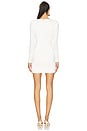 view 3 of 3 Giselle Long Sleeve Mini Dress in Ivory