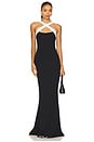 view 1 of 3 Viva 2 Way Gown in Black & White