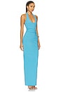 view 2 of 3 Natalia Halter Maxi Dress in Turquoise