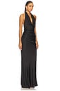 view 2 of 3 Penelope Drape Gown in Black