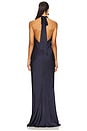 view 3 of 3 Penelope Halter Gown in Twilight