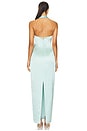 view 3 of 3 Sabine Satin Gown in Mint