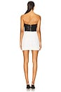 view 3 of 4 Dante Mini Dress in Black & White