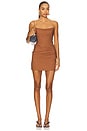 view 1 of 3 Zenya Mini Dress in Caramel
