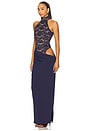 view 3 of 4 Lennox Bodysuit Maxi Dress in Navy