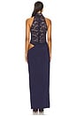 view 4 of 4 Lennox Bodysuit Maxi Dress in Navy