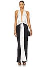 view 1 of 3 Vestido Halter Chiara in White & Black