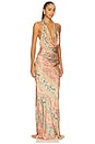 view 2 of 3 Solana Gown in Paisley Print