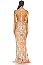 view 3 of 3 Solana Gown in Paisley Print