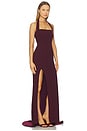 view 2 of 3 Boulevard Gown in Wine