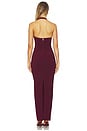 view 3 of 3 Natalia Halter Maxi Dress in Wine