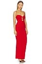 view 2 of 3 New Muse Gown in Red