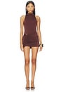 view 1 of 3 Leonie Mini Dress in Cocoa