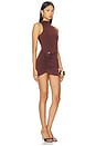 view 2 of 3 Leonie Mini Dress in Cocoa