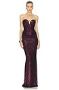 view 1 of 4 Dante Maxi Dress in Boysenberry