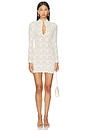 view 2 of 5 Mystique Long Sleeve Mini Dress in Ivory