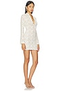 view 3 of 5 Mystique Long Sleeve Mini Dress in Ivory