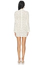 view 4 of 5 Mystique Long Sleeve Mini Dress in Ivory