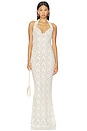 view 1 of 4 Mystique Halter Gown in Ivory