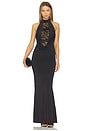 view 1 of 3 VESTIDO RHIANNA in Black