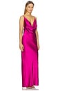 view 2 of 4 Valerie Drape Gown in Magenta