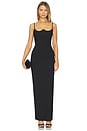 view 1 of 3 Aaliyah Maxi Dress in Black