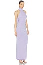 view 2 of 4 Crush Halter Gown in Lavender