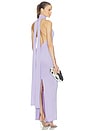 view 4 of 4 Crush Halter Gown in Lavender