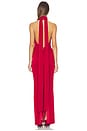 view 4 of 4 Crush Halter Gown in Red