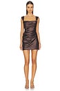 view 1 of 3 Dream Mini Dress in Chocolate