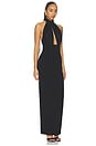 view 2 of 3 VESTIDO MARTINI HALTER in Black