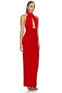 view 2 of 3 VESTIDO MARTINI HALTER in Red