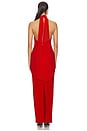 view 3 of 3 VESTIDO MARTINI HALTER in Red