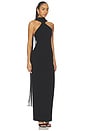 view 2 of 3 VESTIDO MARTINI HIGH NECK in Black