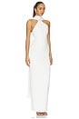 view 2 of 3 ROBE MARTINI HIGH NECK in Ivory