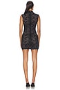 view 3 of 4 Mystique Highneck Mini Dress in Black
