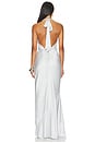 view 4 of 3 VESTIDO LARGO PENELOPE  in Platinum
