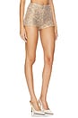 view 2 of 6 Sequin Shorts in Gold