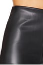 view 6 of 6 ШОРТЫ FAUX LEATHER in Black