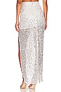 view 3 of 5 Talia Maxi Skirt in Silver