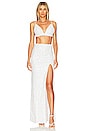 view 4 of 5 Whitney Maxi Skirt in White