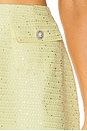 view 6 of 6 Tarsha Tweed Skirt in Lemon