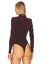 view 4 of 5 Anastasia Bodysuit in Chocolate