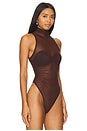 view 3 of 5 Eclipse Bodysuit in Cocoa