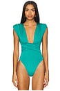 view 2 of 5 Dare Bodysuit in Emerald