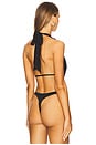 view 4 of 5 Olivia Drape Bodysuit in Black