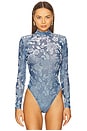 view 2 of 6 Isabella Bodysuit in Dusty Blue